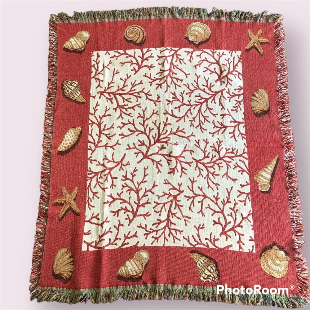 Seashell Woven Throw🐚